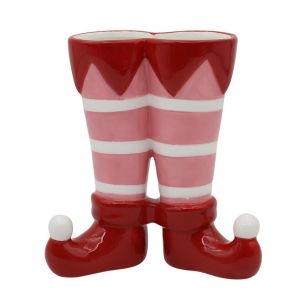 Vase 14.6x6.4xh14.5 red/pink