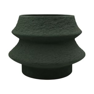 Vase d23/33.5xh27 green