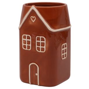 Vase d10.1/10.6xh18.5 brown