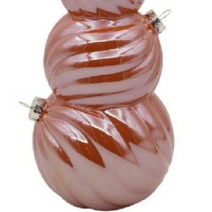 Vase d3.5/10.2xh13.3 brown+pearl