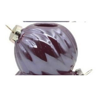 Pot Patty d12.8/18.5xh14.3 aubergine+pearl