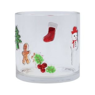 Candle holder d15/15.3xh15 multi