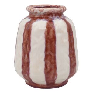 Vase d11.2/18.8xh22.5 brown