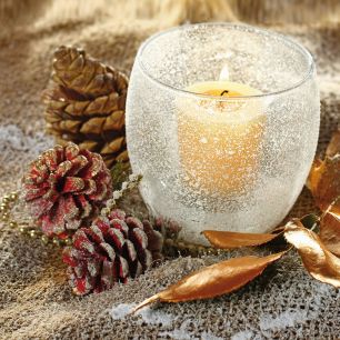 Candle Outdoor Bild Fotoausdruck 50x50cm 