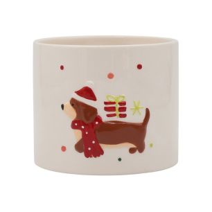 Pot d12/12.5xh10.2 red