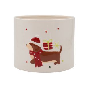 Pot d19/19.5xh15.3 red