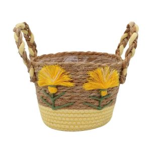 Basket d20xh15 yellow/natural