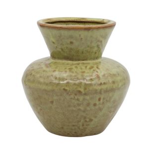 Vase d11.5/16.5xh16.7 green