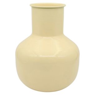 Vase d12/23.5xh30 yellow