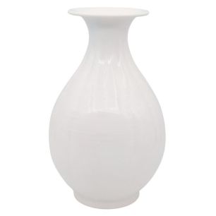 vase d12.5/19.5xh30.5 blanc