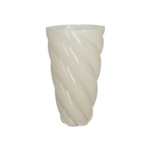 vase d17xh29.5 blanc cassé