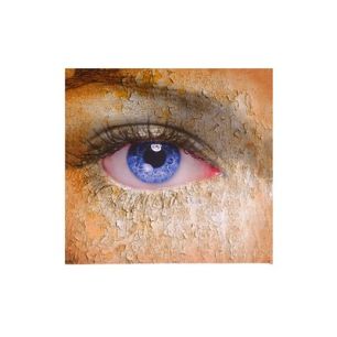 gouden Eye binnen schilderij fotoprint 50x50cm