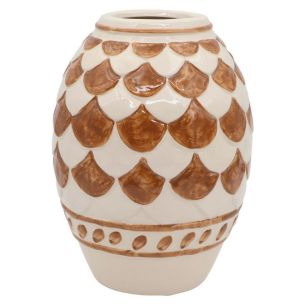 Vase d9.5/18xh23.8 brown
