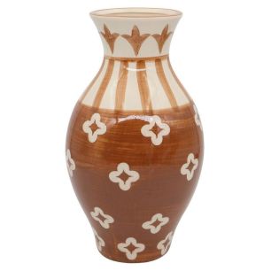 Vase d10.7/17xh28.5 brown