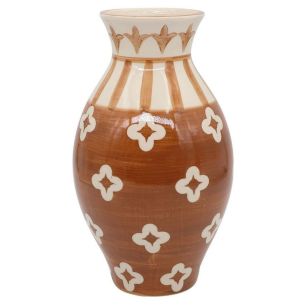 Vase d11.5/18.5xh32.5 brown
