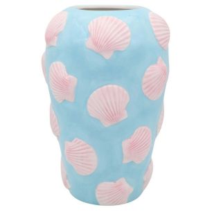 Vase d11/18.8xh28.2 turquoise