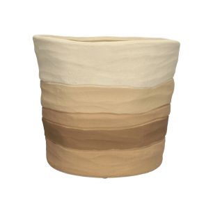 Pot d25.5xh22 brown
