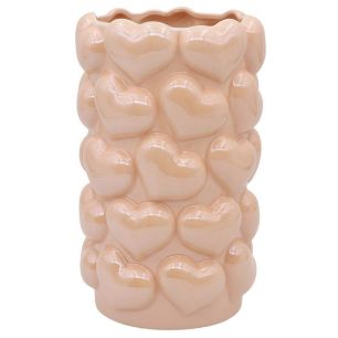 Vase d12/14xh23 salmon