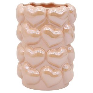 Vase d11/13xh18 salmon