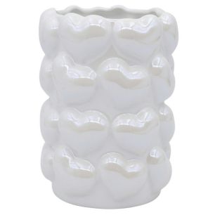 Vase d11/13xh18 white