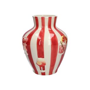 Vase d11/20.5xh25.7 red
