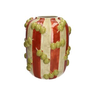 Vase d13.3/27.5xh34.2 multi