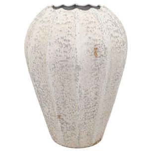 Vase d17/29xh40 off white