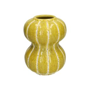 Vase d9/17xh23 ochre