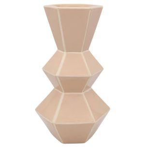 vase d13.5/18.5xh32.5 beige