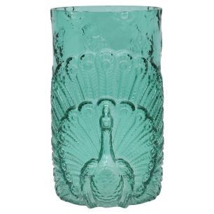 vase paon d15/19xh26 vintage vert