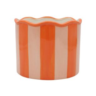 pot d18.8xh15.5 orange/anis