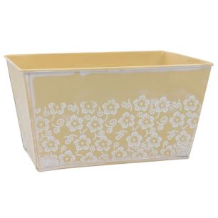 planteur 24.3x15.5x13 jaune