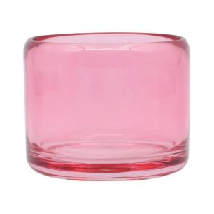 Tealight holder d7.5/8xh6 pink