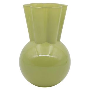 Vase d11.6/13.9xh21.2 green