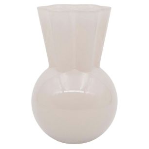 Vase d11.6/13.9xh21.2 light grey