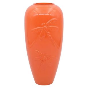 Vase d7.5/15.5xh30 orange