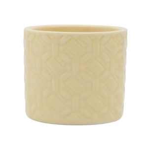 Pot d7.3xh6.5 yellow