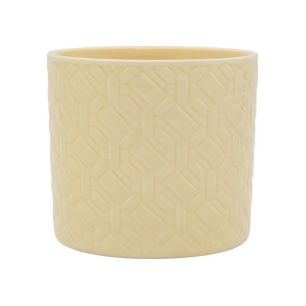 Pot d13.5xh12.3 yellow