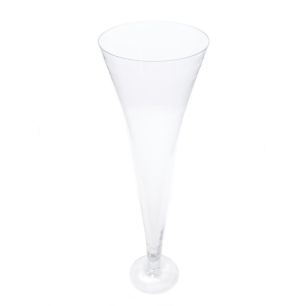 Vase Paisley Clear