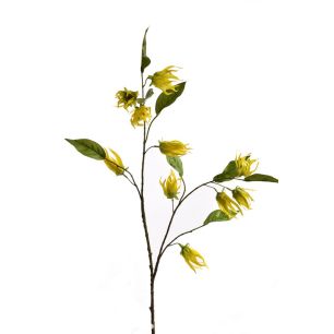 Flower spray 108cm yellow