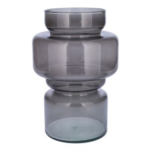 Vase Ellena Transparent Gris