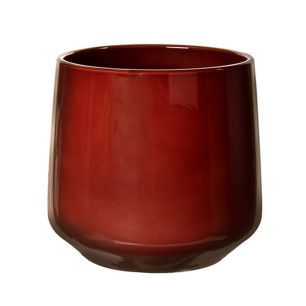 Pot Puglia Glazuur Licht Rood Medium