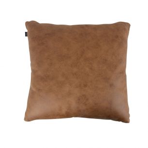 Ornamental cushion Cushy Living room Bedroom Square 45x45cm - Cognac