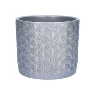 Pot Napoli Metallic Zilver Medium