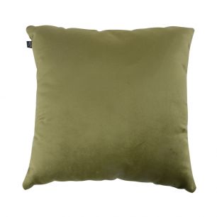 Ornamental cushion Cushy Living room Bedroom Square 45x45cm - Velvet Olive green