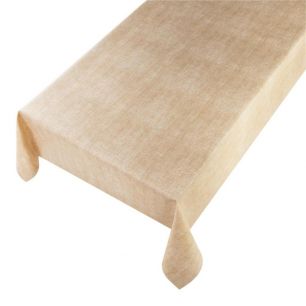 Premium Wasbaar gecoat tafeltextiel camel 140cmx20mtr 