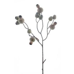 Wild fruit spray 62cm brown/red