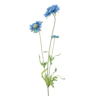 Wild daisy spray blue 63cm