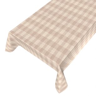 Darron Wasbaar gecoat tafeltextiel beige 140cmx20mtr 
