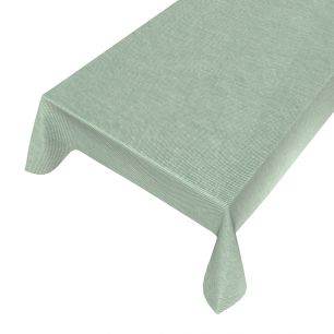Dylan Wasbaar gecoat tafeltextiel groen 140cmx20mtr 